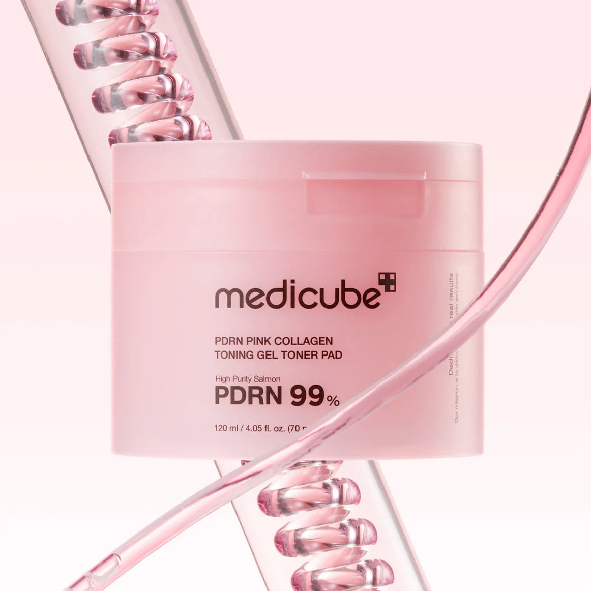 Pads Tonifiants au Collagène Rose et PDRN – Gel Toner