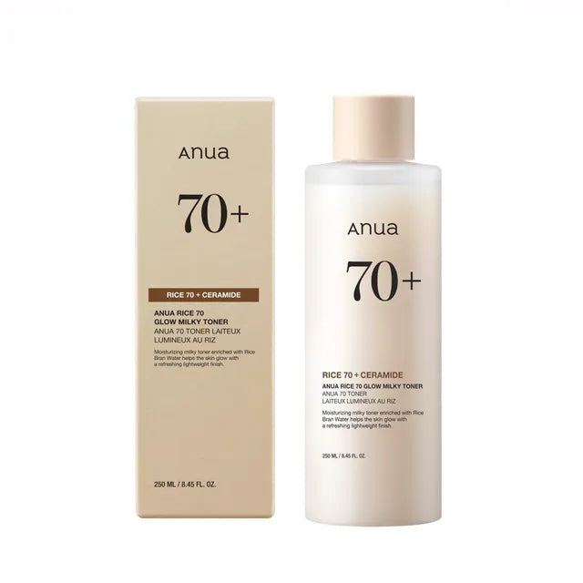 Anua - Rice 70 Glow Milky Toner - Tonique lacté éclat