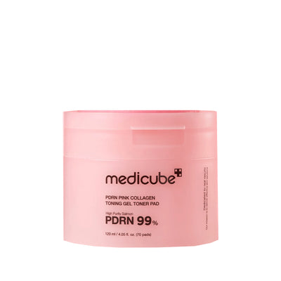 Pads Tonifiants au Collagène Rose et PDRN – Gel Toner