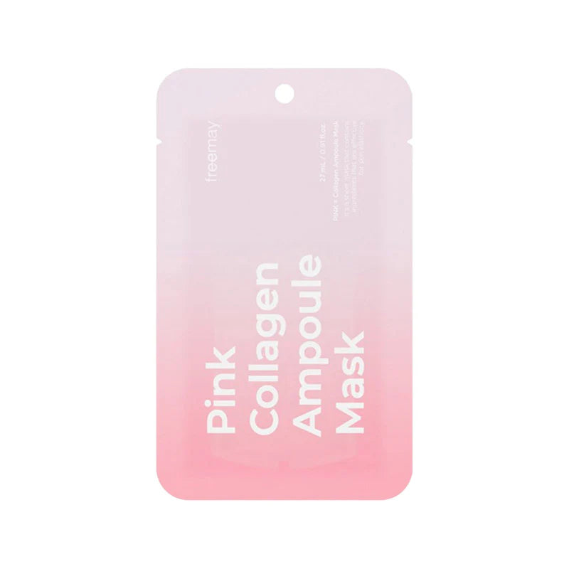 Freemay Masque Ampoule Collagène Rose Végan