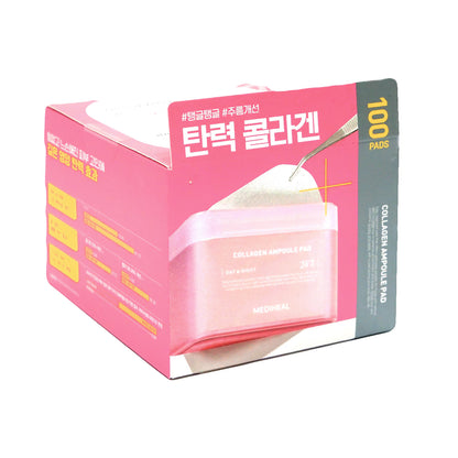 Mediheal - Collagen Ampoule Pad - 100 Disques nourrissants