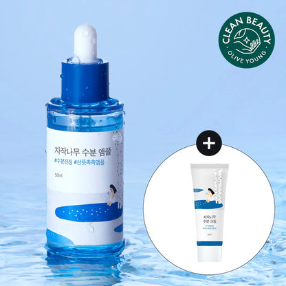 ROUND LAB - Birch Juice Ampoule - Sérum concentré à la sève de bouleau + 20ml juice moisturizer cream 20ml