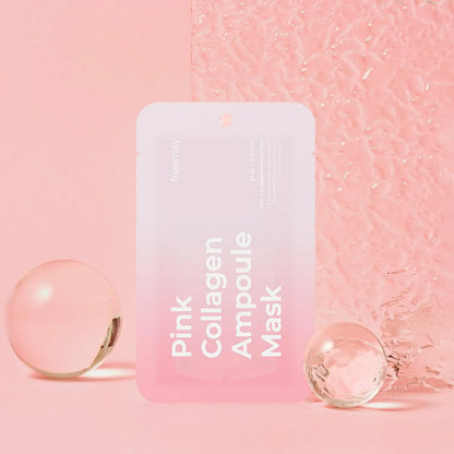 Freemay Masque Ampoule Collagène Rose Végan